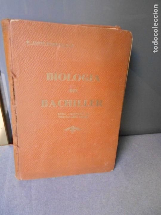 Libros antiguos: BIOLOGIA DEL BACHILLER - Foto 1