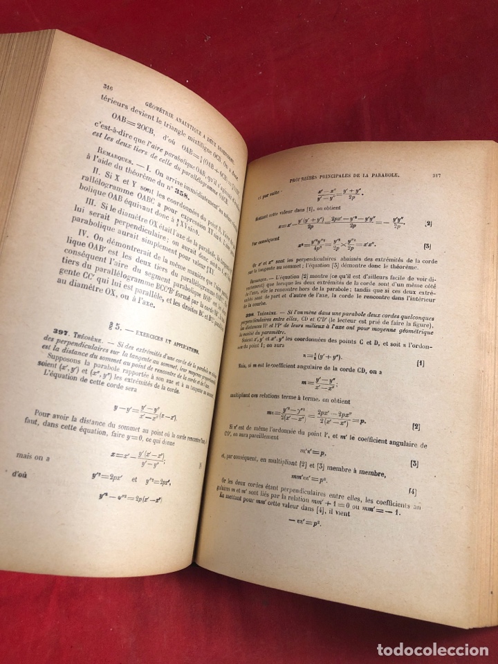 Libros antiguos: ELEMENTS DE GEOMETRIE ANALYTIQUE - Foto 2