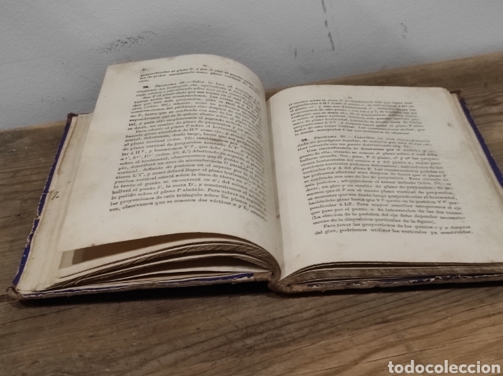 Libros antiguos: 1879. Curso de geometria descriptiva, Teodoro Olivier, - Foto 6