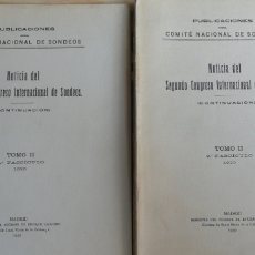 Libros antiguos: {PETRÓLEO} SEGUNDO CONGRESO INTERNACIONAL DE SONDEOS 1930-31. T II ( 1ER 2DO 3ER FASCICULOS) COMITE