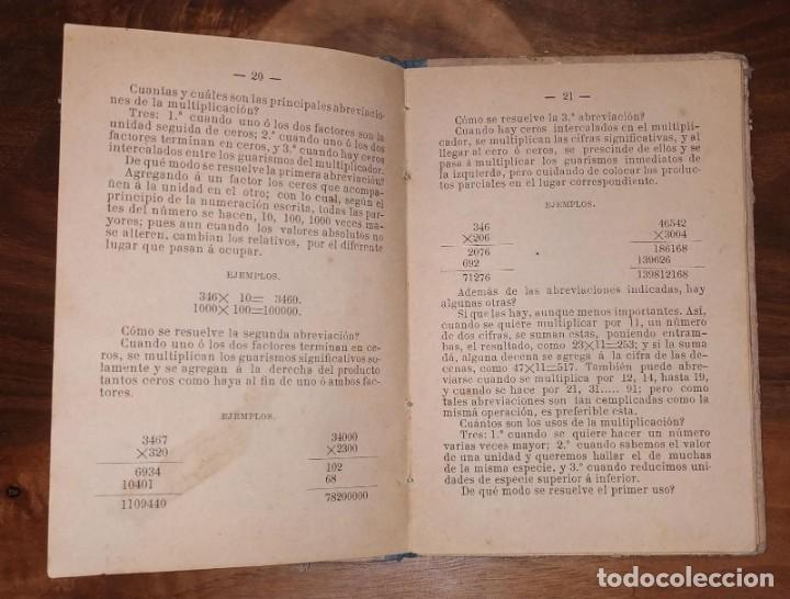 Libros antiguos: COMPENDIO DE ARITM&Eacute;TICA. REUS. A&Ntilde;O 1889. - Foto 3