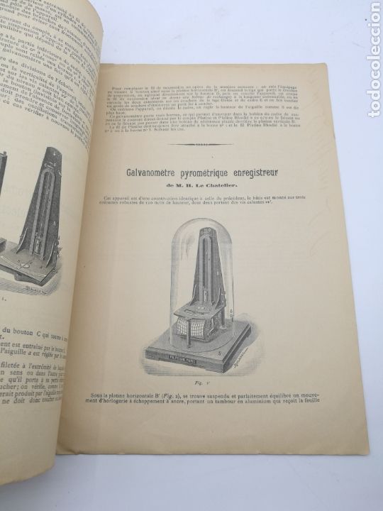 Libros antiguos: Instruments doptique et de precision Galvanometres 1900 - Foto 2