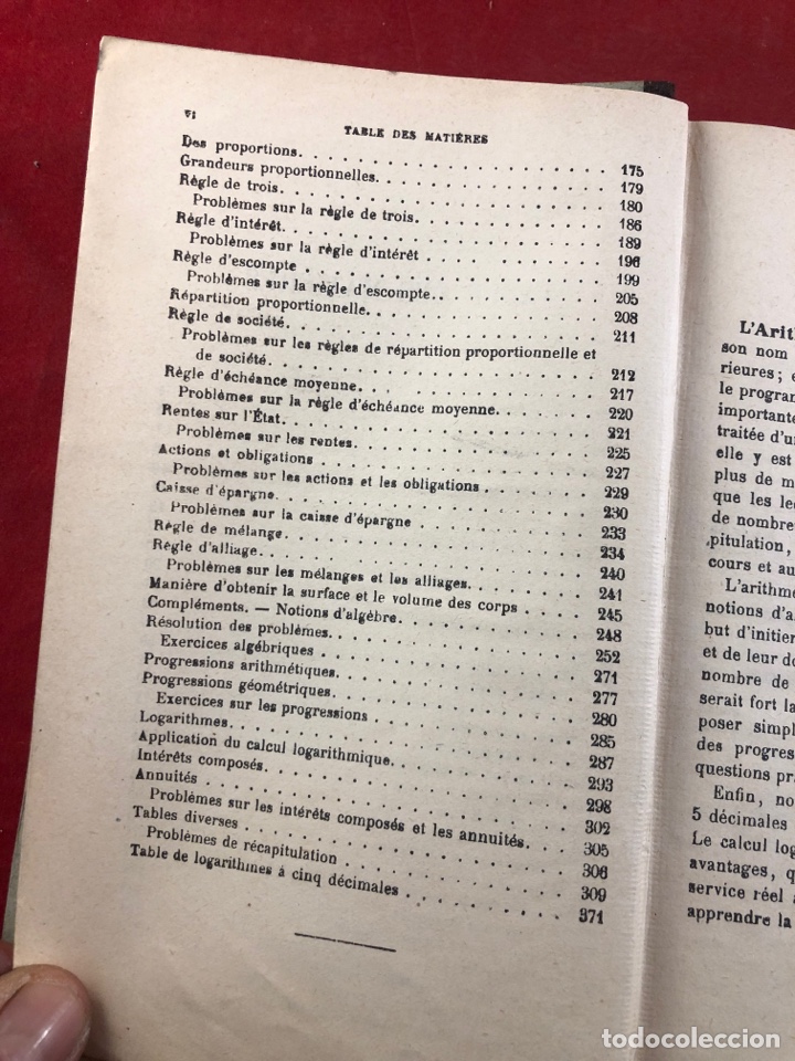 Libros antiguos: ARITHMETIQUE - Foto 4