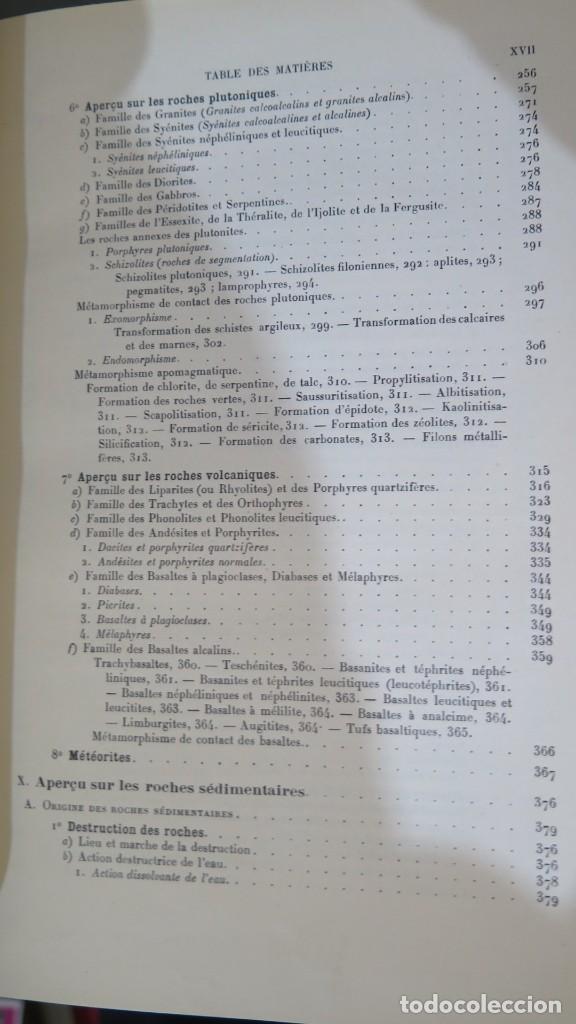 Libros antiguos: 1928.- LA SCIENCE DES ROCHES. RINNE - Foto 7