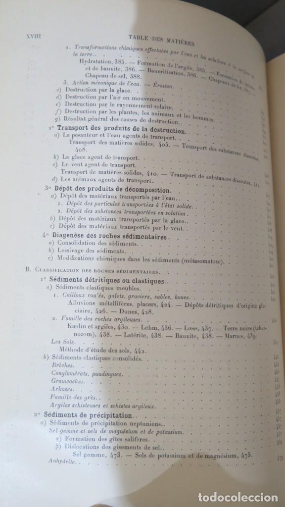 Libros antiguos: 1928.- LA SCIENCE DES ROCHES. RINNE - Foto 8