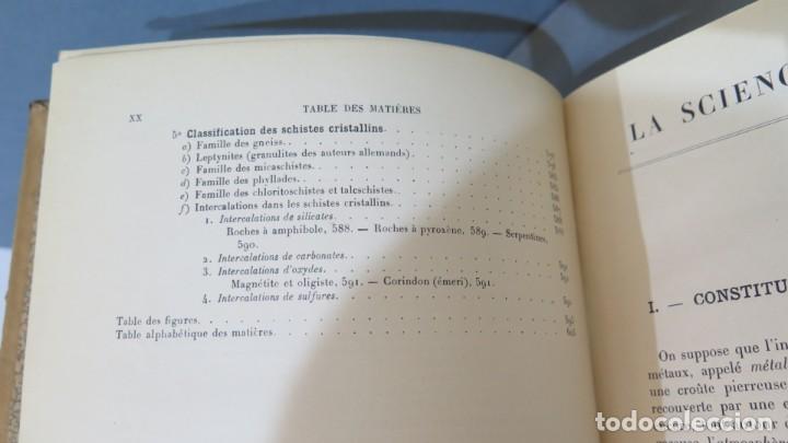 Libros antiguos: 1928.- LA SCIENCE DES ROCHES. RINNE - Foto 10