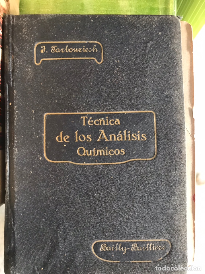 Libros antiguos: T&eacute;cnica de An&aacute;lis Qu&iacute;micos. 1913 - Foto 1
