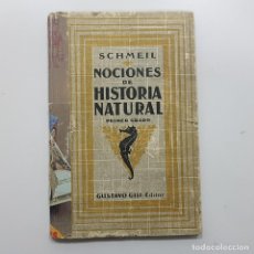 Libros antiguos: NOCIONES DE HISTORIA NATURAL MÉTODO OTTO SCHMEIL. PRIMER GRADO ESCOLAR. 1926. Lote 242027940