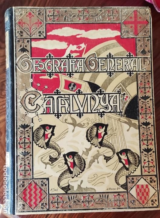 Libros antiguos: GEOGRAFIA GENERAL DE CATALUNYA - 3 TOMOS - Foto 1