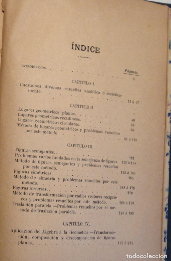 Libros antiguos: Problemas de Planimetr&iacute;a - Prat y Lluc P - Foto 2