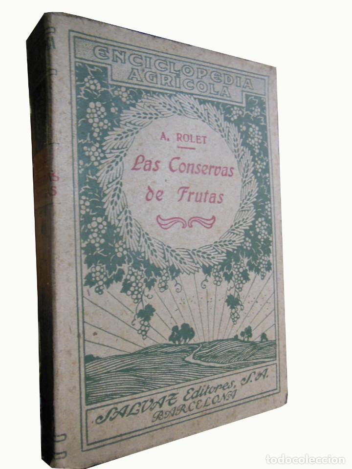 Libros antiguos: LAS CONSERVAS DE FRUTAS. 1929 Rolet Antonio - Foto 1