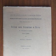 Libros antiguos: ESTUDIOS SOBRE ICNEUMÓNIDOS EN ESPAÑA • II • 1931 --- GONZALO CEBALLOS. Lote 220488988