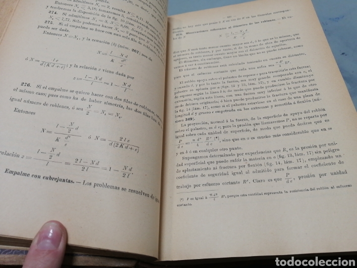 Libros antiguos: Libro Mec&aacute;nica aplicada a la construcci&oacute;n 1894 - Foto 7