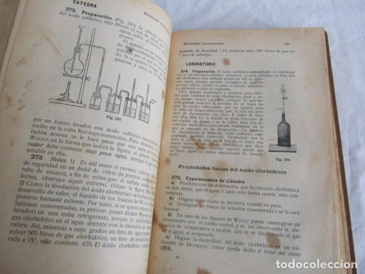 Libros antiguos: Pr&aacute;cticas Qu&iacute;micas, P. Eduardo Vitoria, 1914 - Foto 11