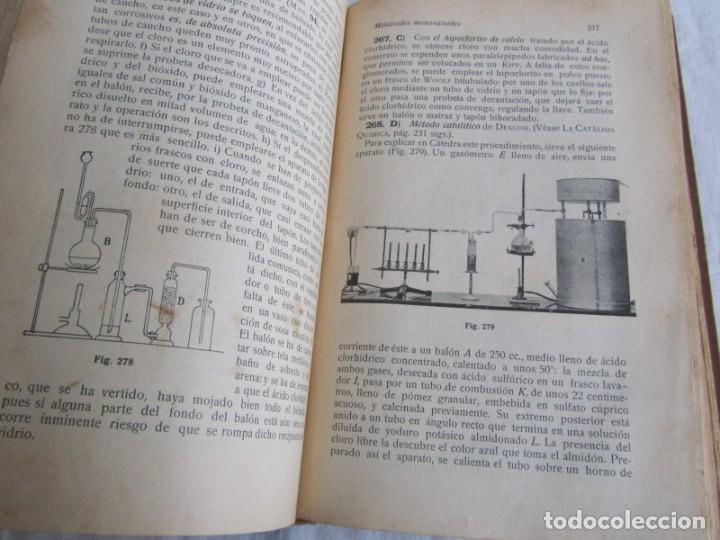 Libros antiguos: Pr&aacute;cticas Qu&iacute;micas, P. Eduardo Vitoria, 1914 - Foto 12