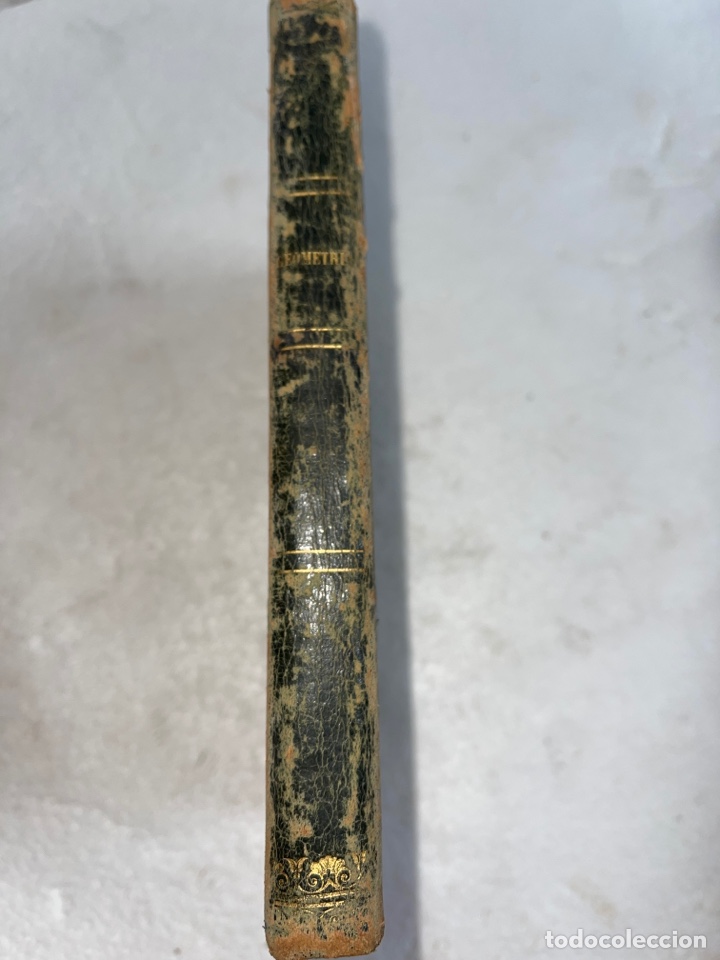 Antiquarische B&uuml;cher: Tratado de geometr&iacute;a elemental del a&ntilde;o 1854 s&eacute;ptima edici&oacute;n con 10 l&aacute;minas despegables