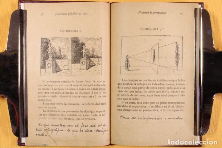 Libri antichi: Nociones de perspectiva lineal y a&eacute;rea Biblioteca popular del arte. Notions linear aerial perspectiv