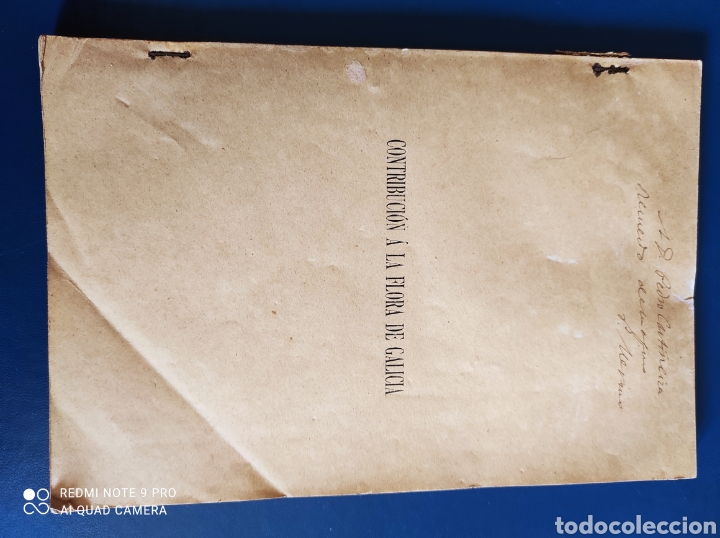 Libros antiguos: Contribuci&oacute;n a la flora de Galicia 1898 - Foto 1