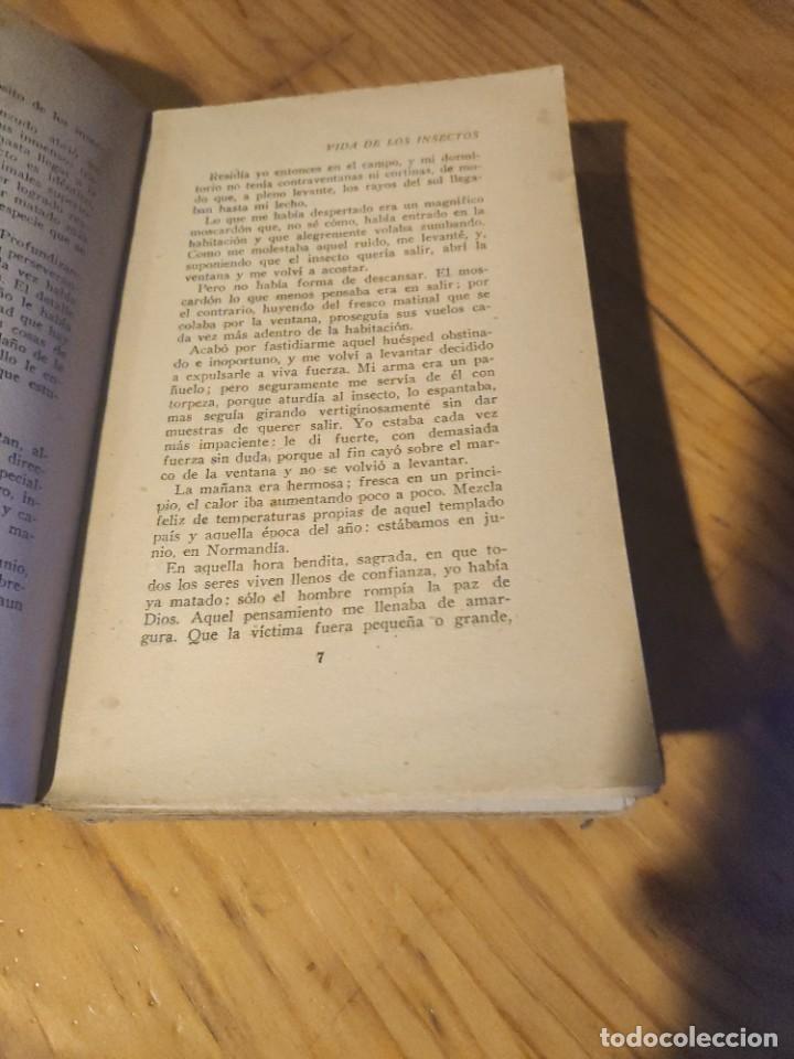 Libros antiguos: Vida de los insectos. J. Michelet. - Foto 4
