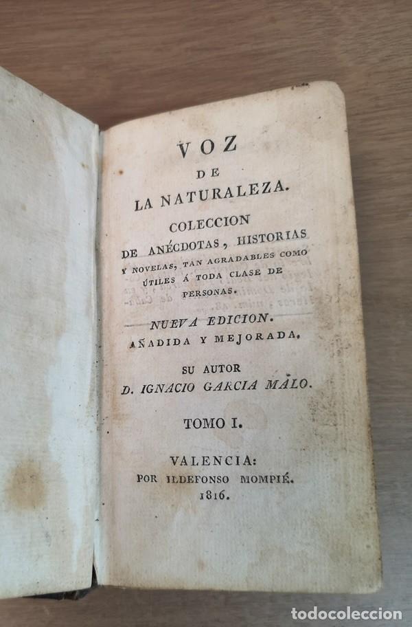 Libros antiguos: Voz de la Naturaleza - Foto 3