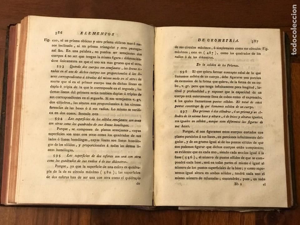 Libros antiguos: Benito Bails Elementos de Matem&aacute;tica Madrid 1793 IBARRA - Foto 6