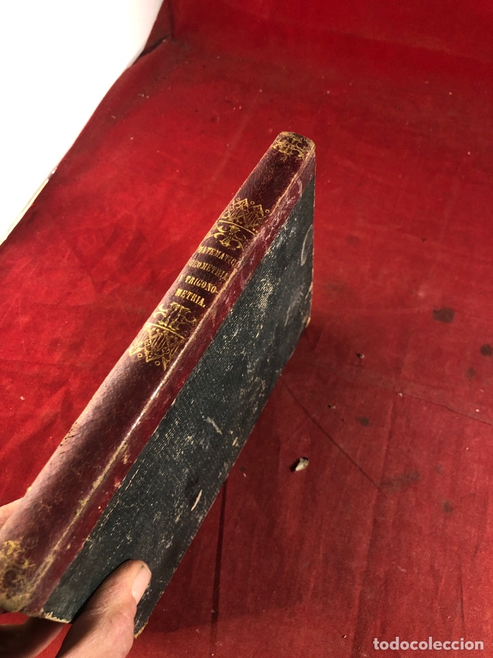 Libros antiguos: ELEMENTOS DE MATEM&Aacute;TICAS GEOMETR&Iacute;A 1855 - Foto 4