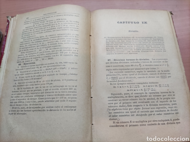 Libros antiguos: Tratado de Matem&aacute;ticas. - Foto 5