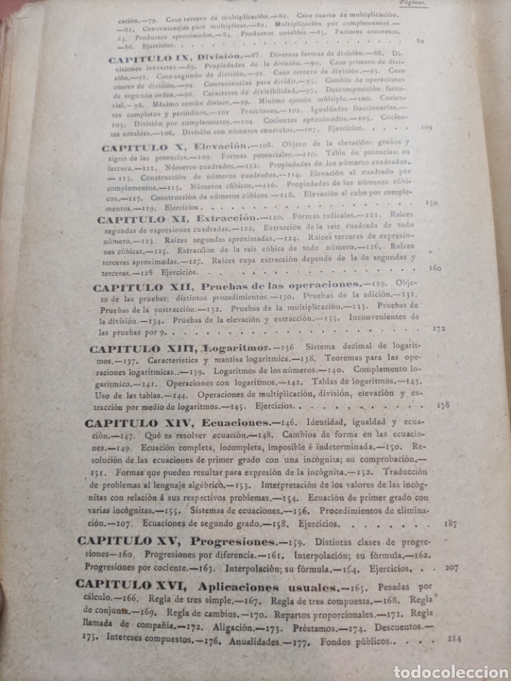 Libros antiguos: Tratado de Matem&aacute;ticas. - Foto 8