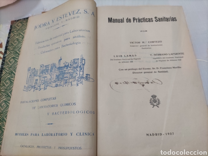 Libros antiguos: Manual de Pr&aacute;cticas Sanitarias. - Foto 2