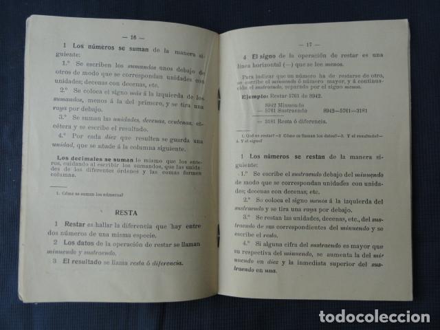 Libros antiguos: LIBRO LIBRITO TABLAS DE ARITM&Eacute;TICA. A&Ntilde;O 1917. - Foto 2