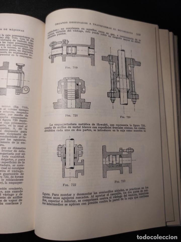 Libros antiguos: Elementos de Maquinas. Maquinas elevadoras - Foto 5