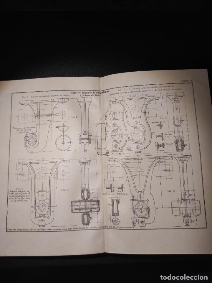 Libros antiguos: Elementos de Maquinas. Atlas de construcci&oacute;n - Foto 6