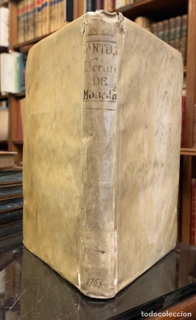 Libri antichi: Escrutinio de Maravedies y Monedas de oro antiguas, su valor, reducci&oacute;n y cambio a las monedas corri