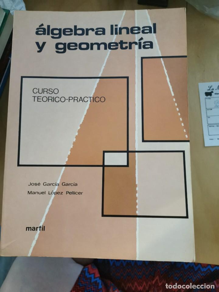 Libros antiguos: ALGEBRA LINEAL Y GEOMETRIA. CURSO TEORICO-PRACTICO. - Foto 1