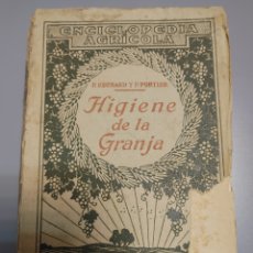 Libros antiguos: HIGIENE DE LA GRANJA / P.REGNARD. Lote 269130598