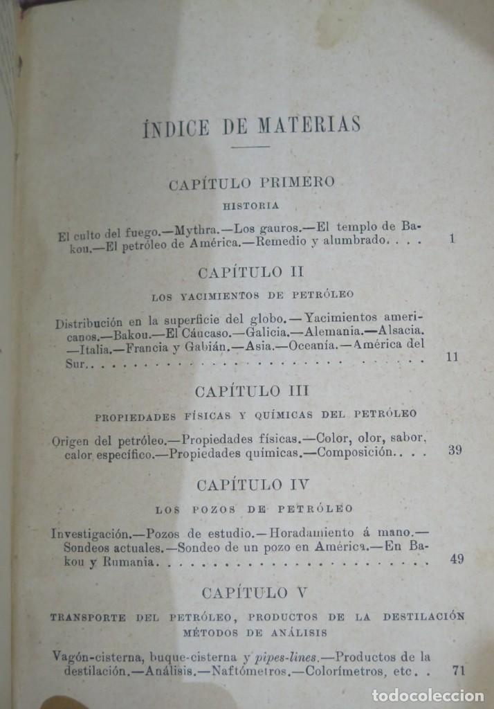 Libros antiguos: EL PETR&Oacute;LEO. BAILLY BAILLIERE - Foto 2