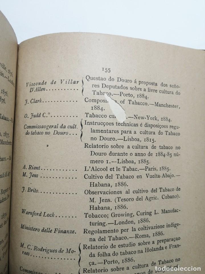 Libros antiguos: EMILIO G&Oacute;MEZ FLORES. EL TABACO. 1889. - Foto 5