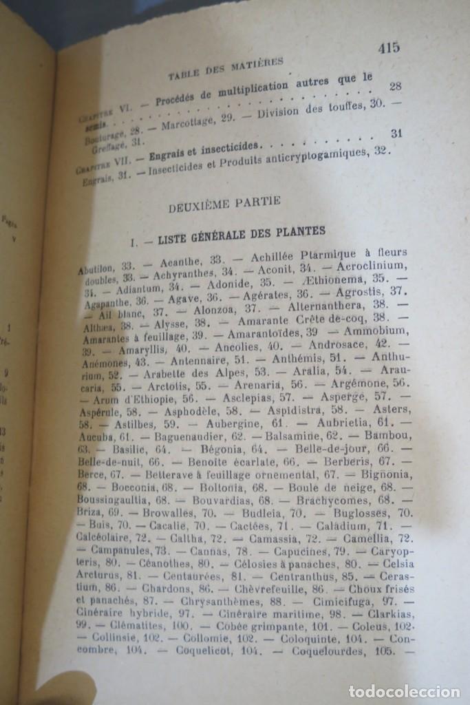 Libros antiguos: 1931.- MANUEL DE FLORICULTURE. VILMORIN - Foto 6
