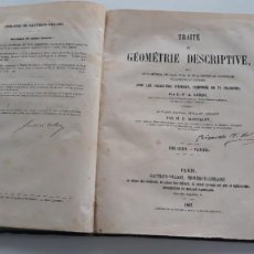 Libros antiguos: TRAITE DE GEOMETRIE DESCRIPTIVE.LEROY .TOMO SEGUNDO.1867. VOLUMEN DE GEOMETRIA EN FRANCES