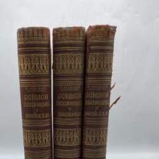 Libros antiguos: QUIMICA INDUSTRIAL Y AGRICOLA. PROF. R. WAGNER. ED. 3 TOMOS.FRANCISCO NACENTE. 6ª ED. BARCELONA,1891