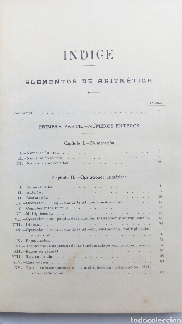 Libros antiguos: Aritm&eacute;tica. Jaime Comas. - Foto 4