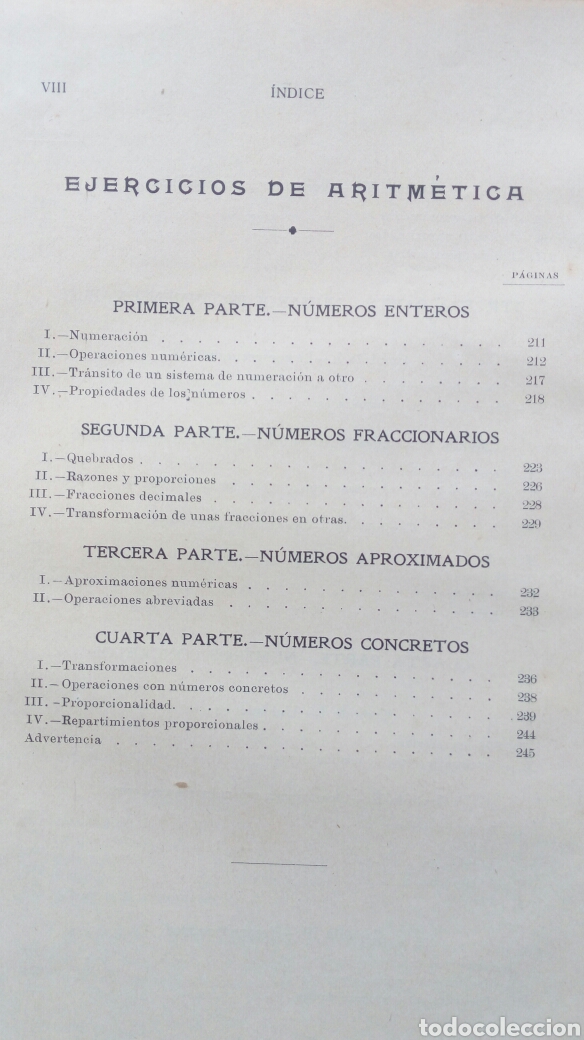 Libros antiguos: Aritm&eacute;tica. Jaime Comas. - Foto 7