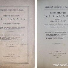 Libros antiguos: LOGAN, WILLIAM E. (ET AL.). ESQUISSE GÉOLOGIQUE DU CANADA. 1867.