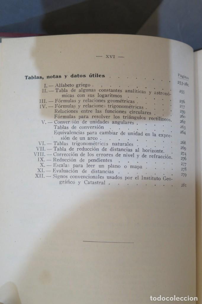 Libros antiguos: Lecciones de Topograf&iacute;a. CASTELLA - Foto 12
