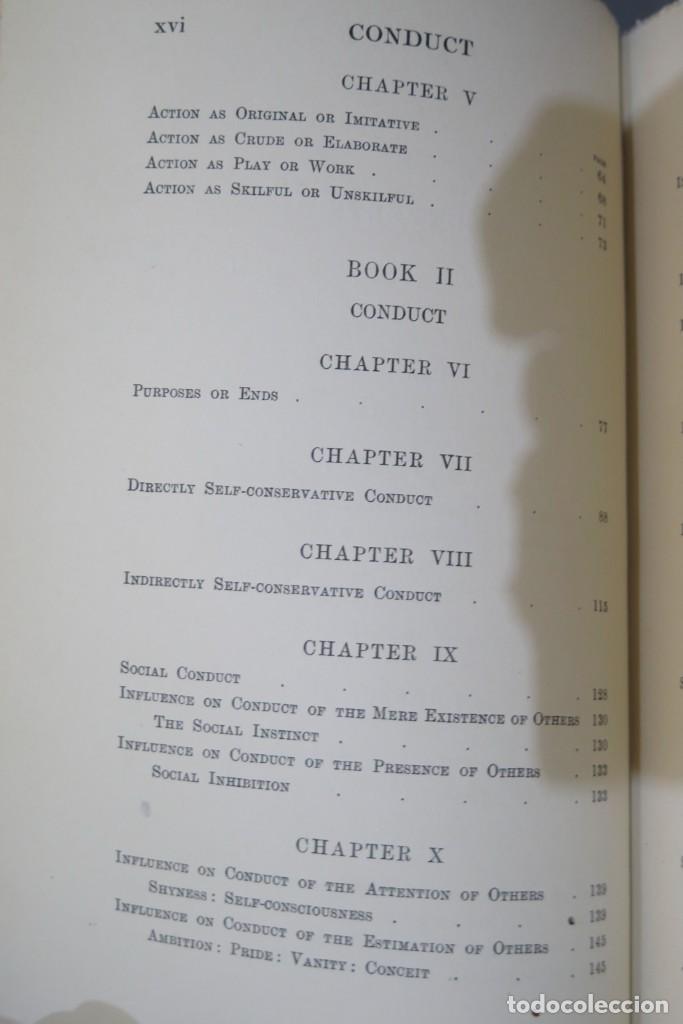 Libros antiguos: 1911.- CONDUCT AND ITS DISORDERS. MERCIER - Foto 4