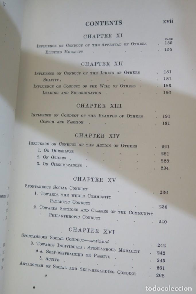 Libros antiguos: 1911.- CONDUCT AND ITS DISORDERS. MERCIER - Foto 5