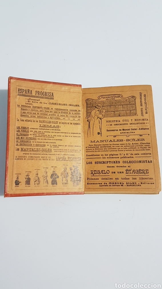 Libros antiguos: GALVANOPLASTIA Y ELECTROLISIS MANUALES SOLER - Foto 2