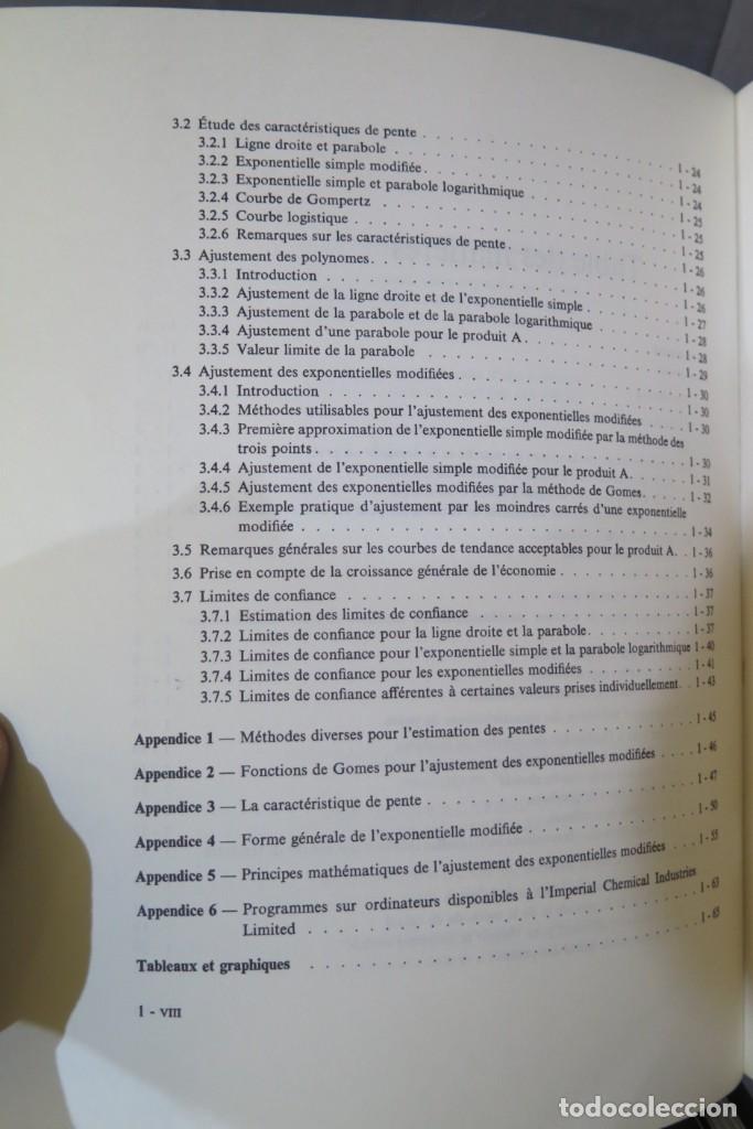 Libros antiguos: LES COURBES DE TENDANCE - Foto 3