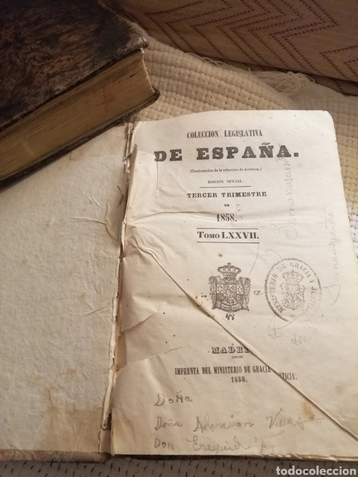 Libros antiguos: Colecci&oacute;n Legislativa de Espa&ntilde;a - Foto 2