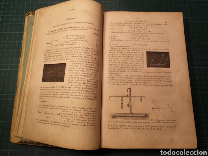 Libros antiguos: Curso Elemental F&iacute;sica Experimental y Aplicada - Foto 7